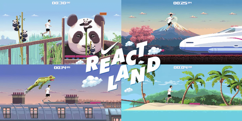 il branded game di Nike: React Land