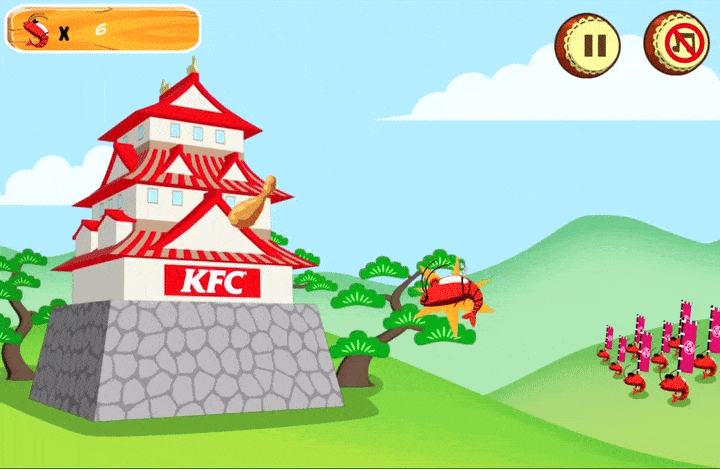Shrimp Attack: videogioco brandizzato di KFC