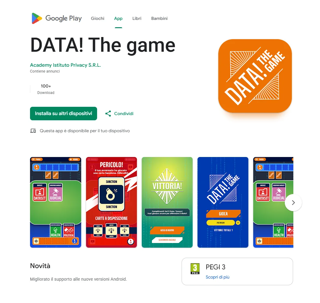 Gioco su Google Play