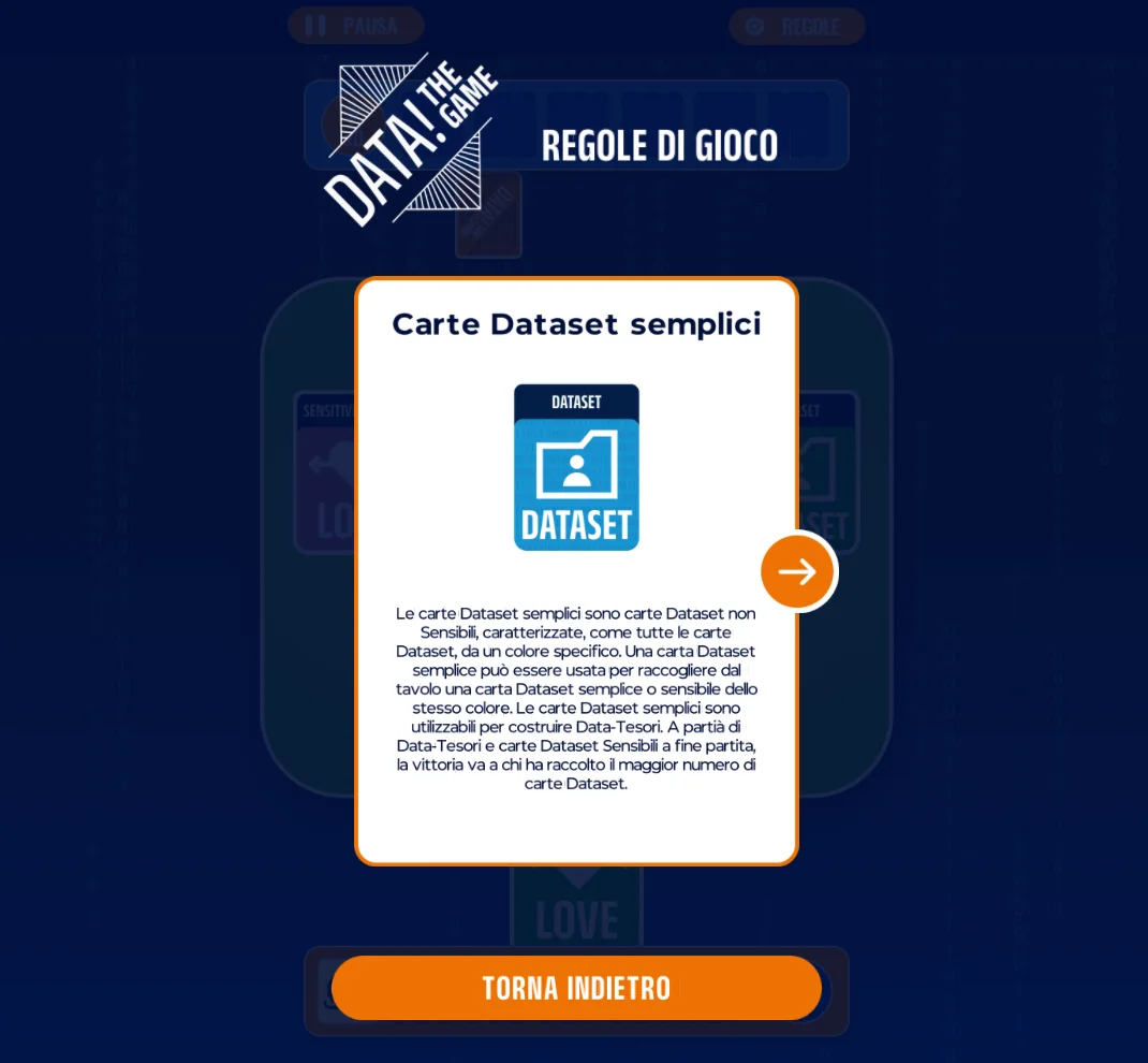 Schermata del manuale per il gioco